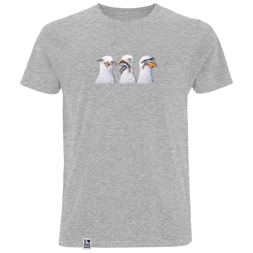 Möwen - Herren Shirt | 100% Bio-Baumwolle - Image 3