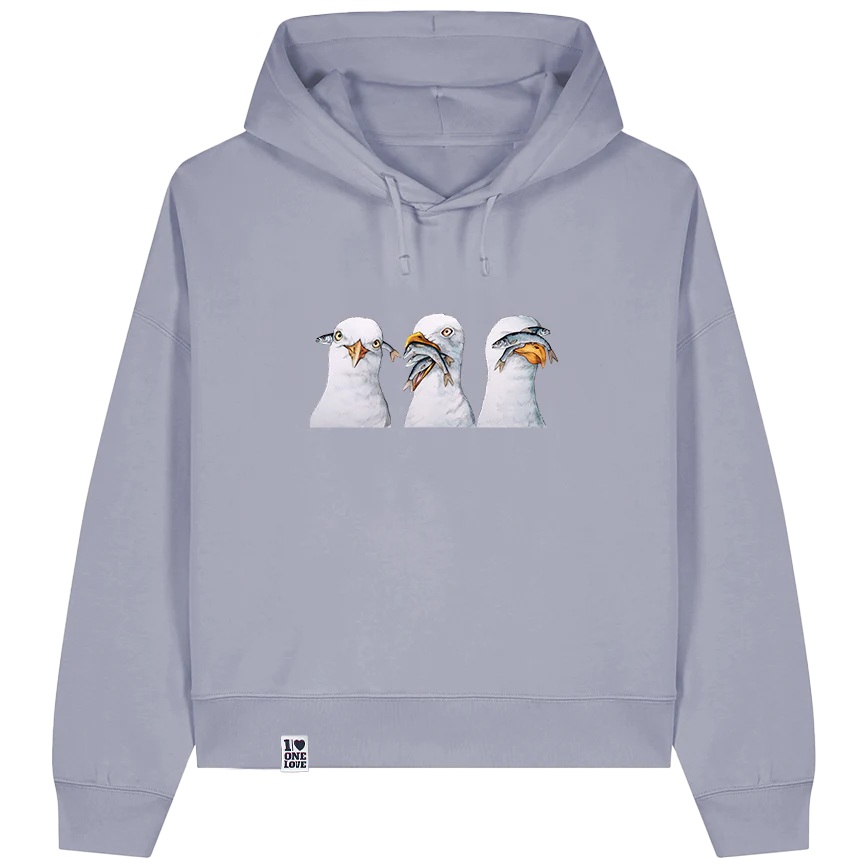 Möwen – Damen Hoodie | Bio-Baumwolle - Image 3