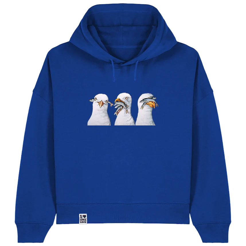Möwen – Damen Hoodie | Bio-Baumwolle - Image 4