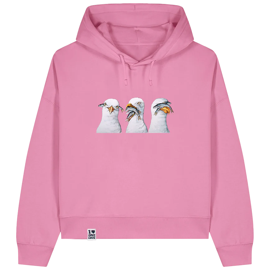 Möwen – Damen Hoodie | Bio-Baumwolle - Image 5