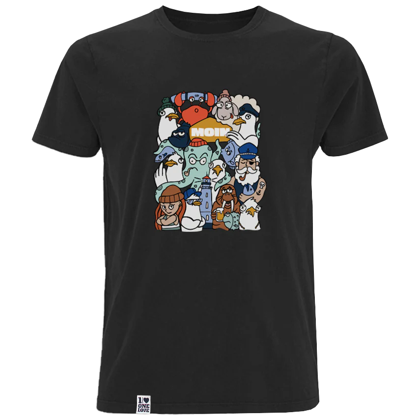 Moin Collage – Herren Shirt | 100% Bio-Baumwolle - Image 4