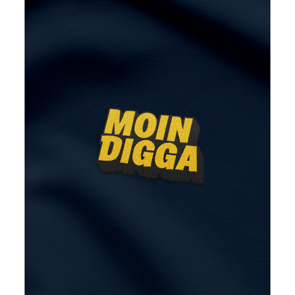 Moin Digga – Herren Shirt | 100% Bio-Baumwolle | Edler Stick - Image 2