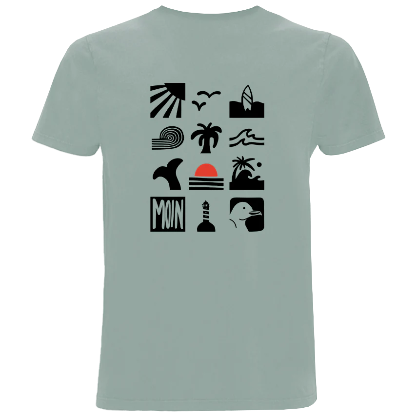 Meer in Sicht - Herren Shirt | 100% Bio-Baumwolle | Backprint - Image 5