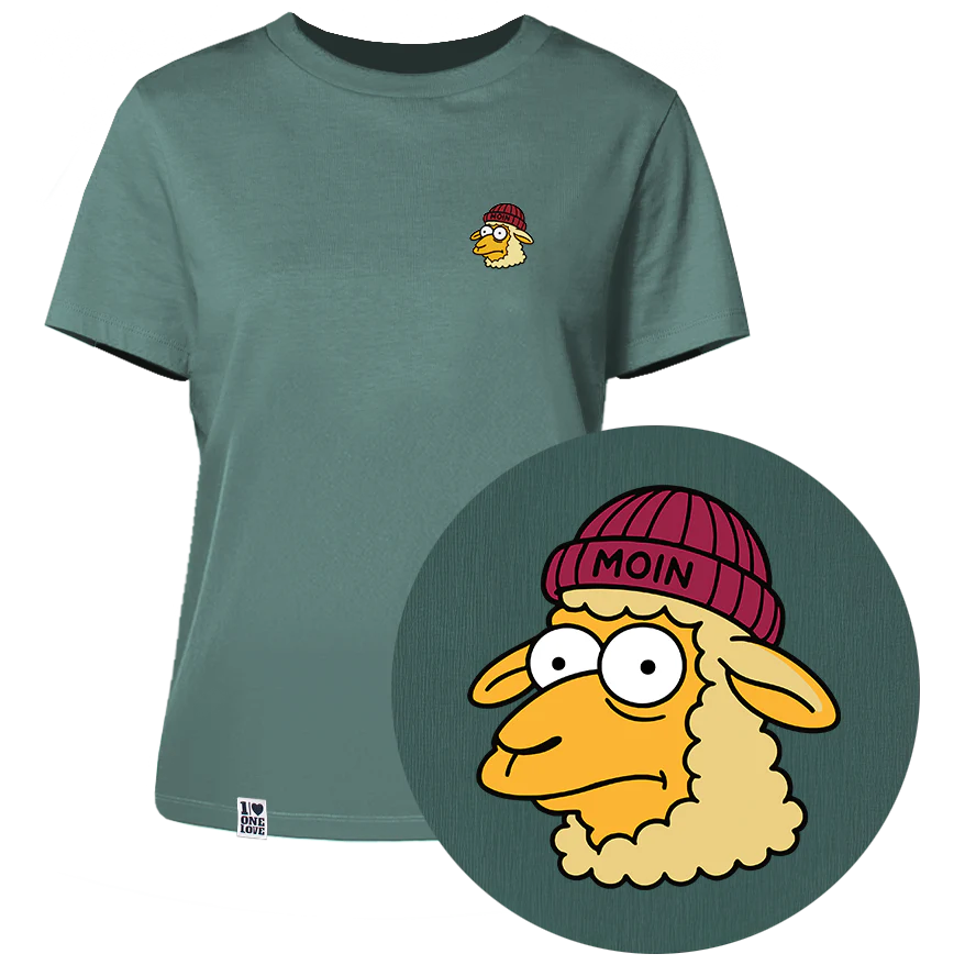 Moin Schaf  - Damen Shirt | 100% Bio-Baumwolle - Image 5