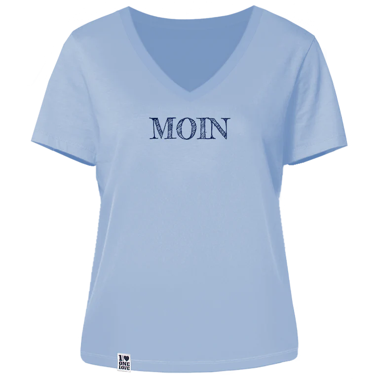 Moin - Damen Shirt | V-Ausschnitt