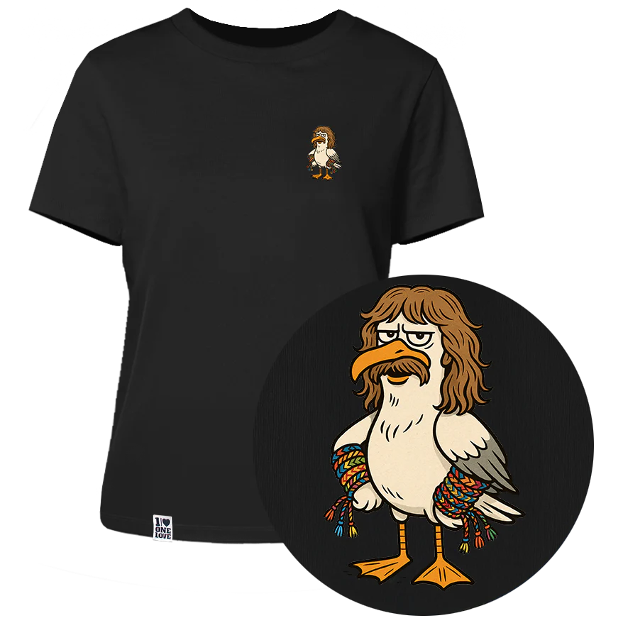 Möwe Wolle  - Damen Shirt | 100% Bio-Baumwolle - Image 3