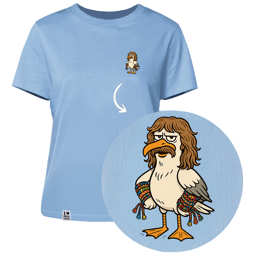 Möwe Wolle  - Damen Shirt | 100% Bio-Baumwolle - Image 5