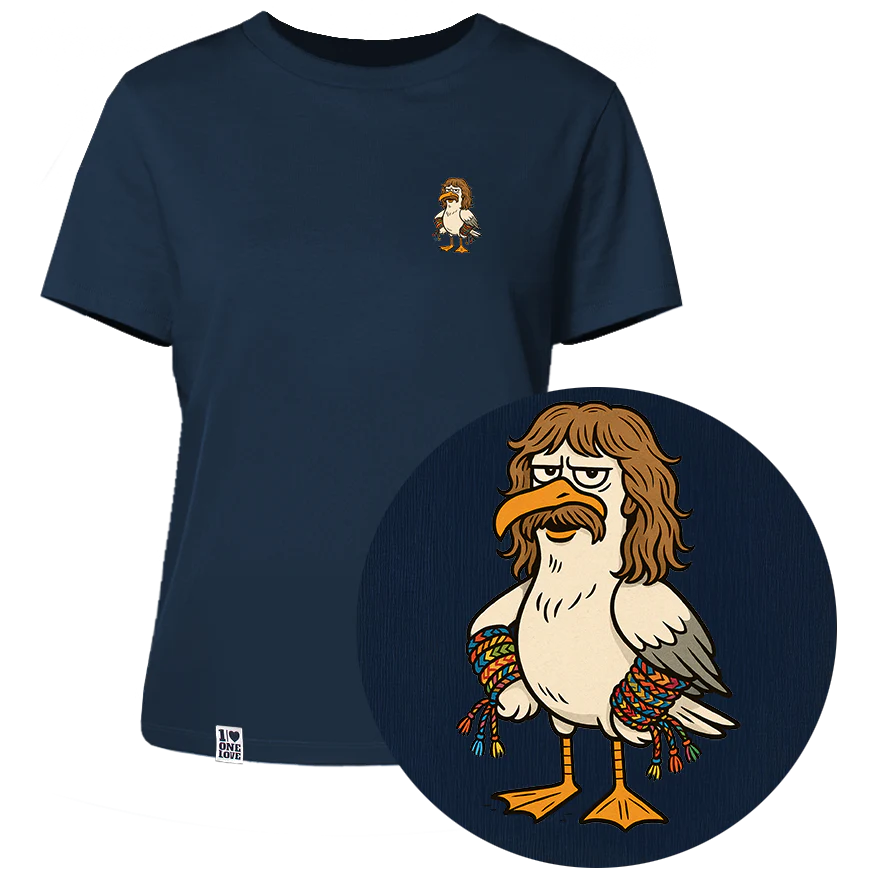 Möwe Wolle  - Damen Shirt | 100% Bio-Baumwolle - Image 6