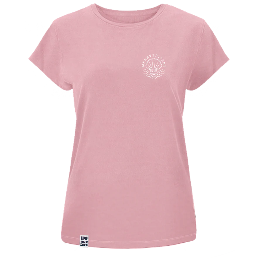 Muscheln - Damen Shirt | 100% Bio-Baumwolle | Edler Stick - Image 3