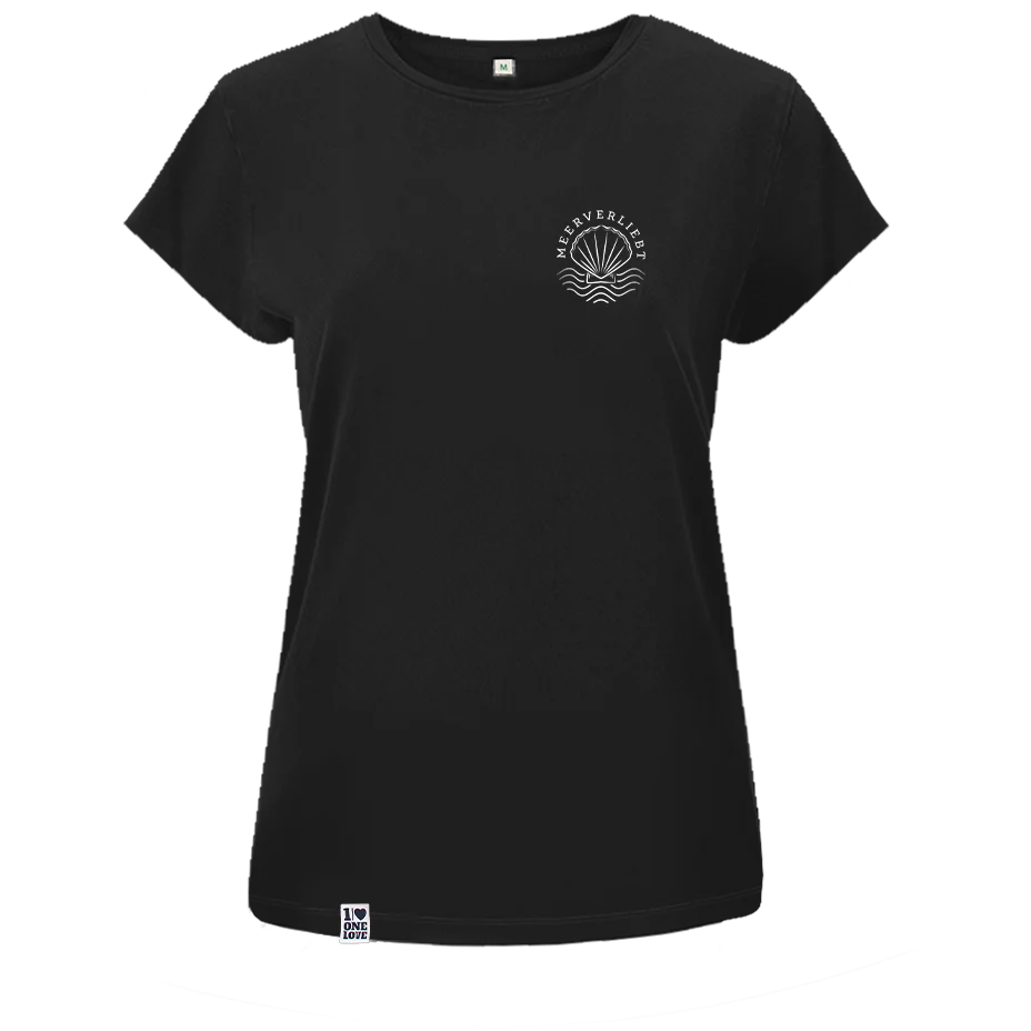 Muscheln - Damen Shirt | 100% Bio-Baumwolle | Edler Stick - Image 4