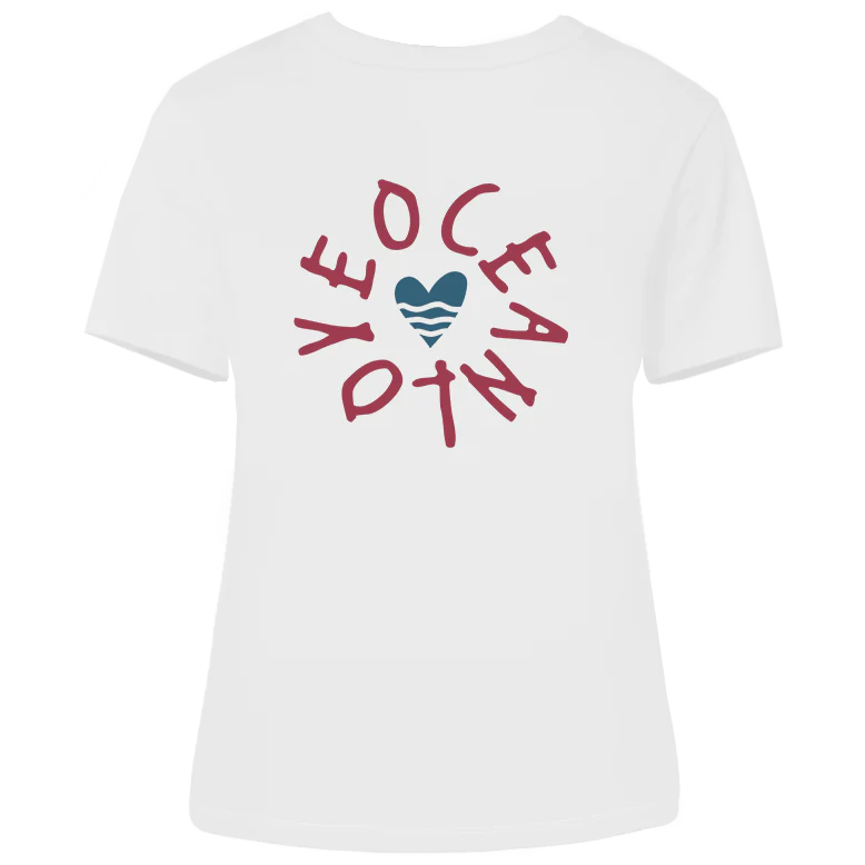 Oceanlove – Damen Shirt | 100% Bio-Baumwolle | Backprint