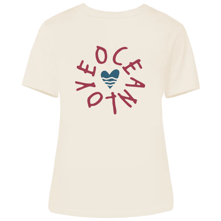 Oceanlove – Damen Shirt | 100% Bio-Baumwolle | Backprint - Image 3