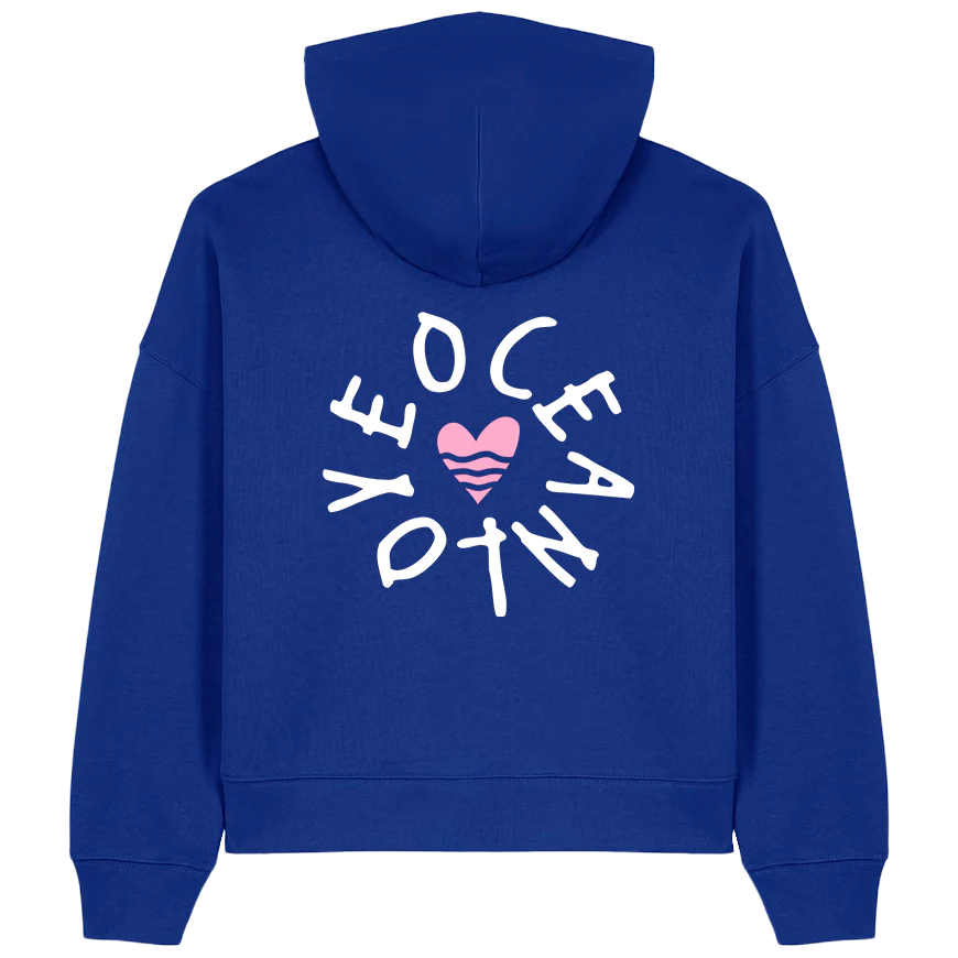 Oceanlove – Damen Hoodie | Bio-Baumwolle | Backprint - Image 5