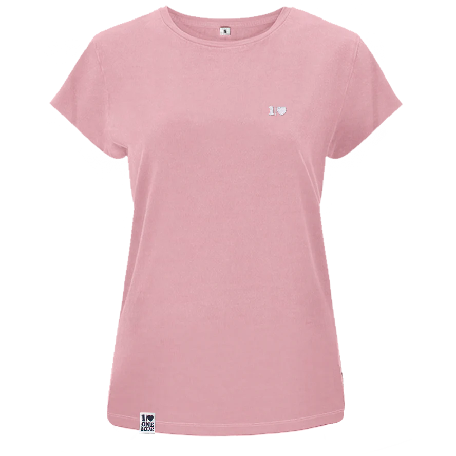 ONELOVE - Damen Shirt | 100% Bio-Baumwolle | Edler Stick - Image 3