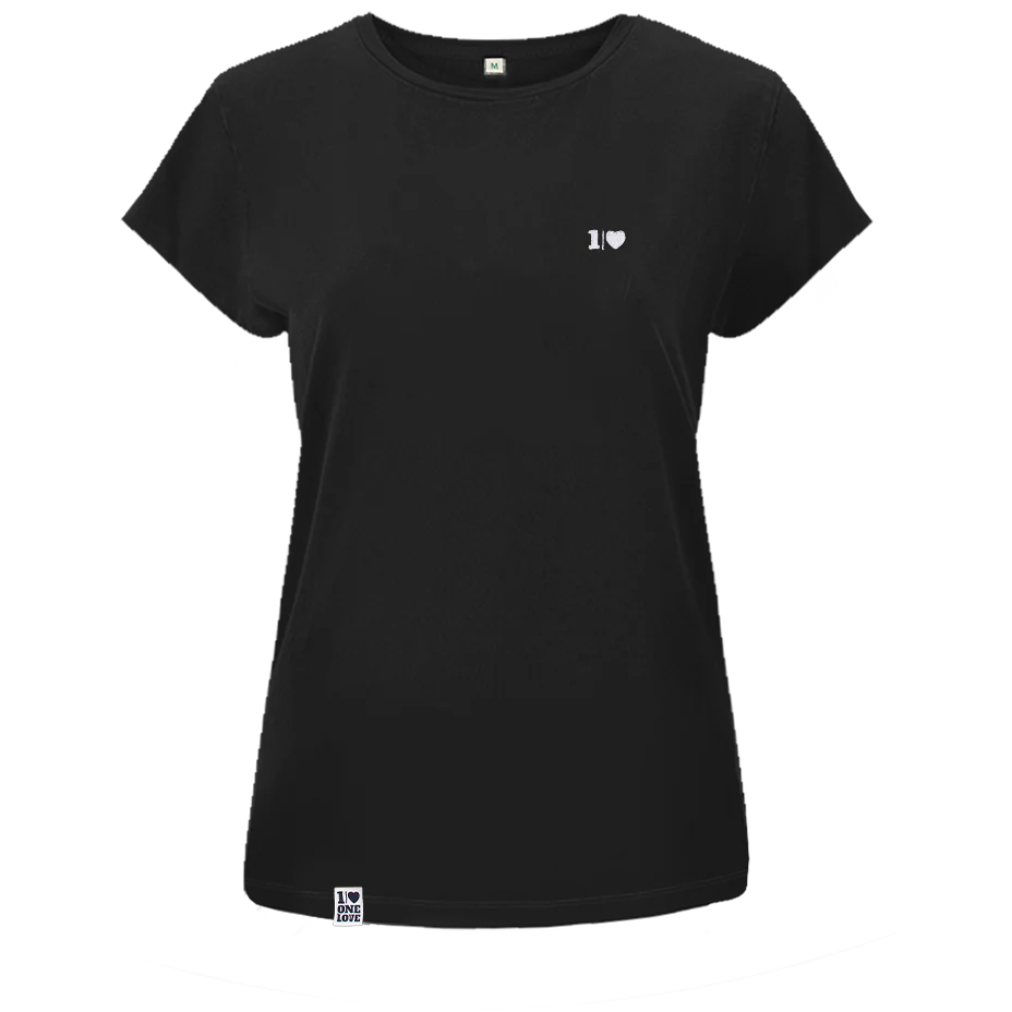 ONELOVE - Damen Shirt | 100% Bio-Baumwolle | Edler Stick - Image 4