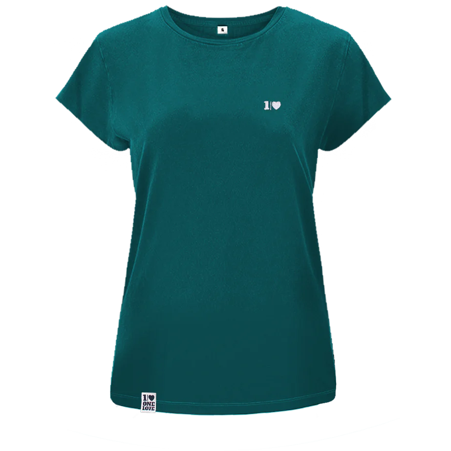 ONELOVE - Damen Shirt | 100% Bio-Baumwolle | Edler Stick - Image 5