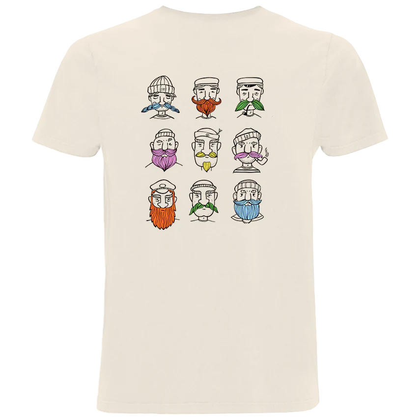 Seemänner - Herren Shirt | 100% Bio-Baumwolle | Backprint