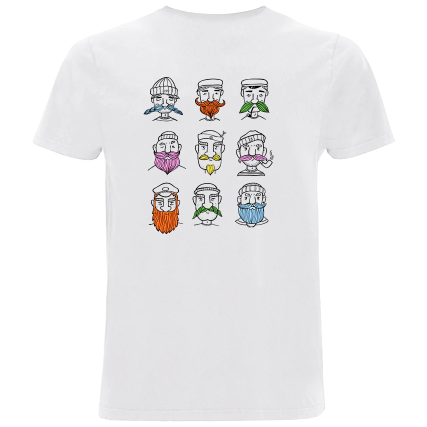 Seemänner - Herren Shirt | 100% Bio-Baumwolle | Backprint - Image 4