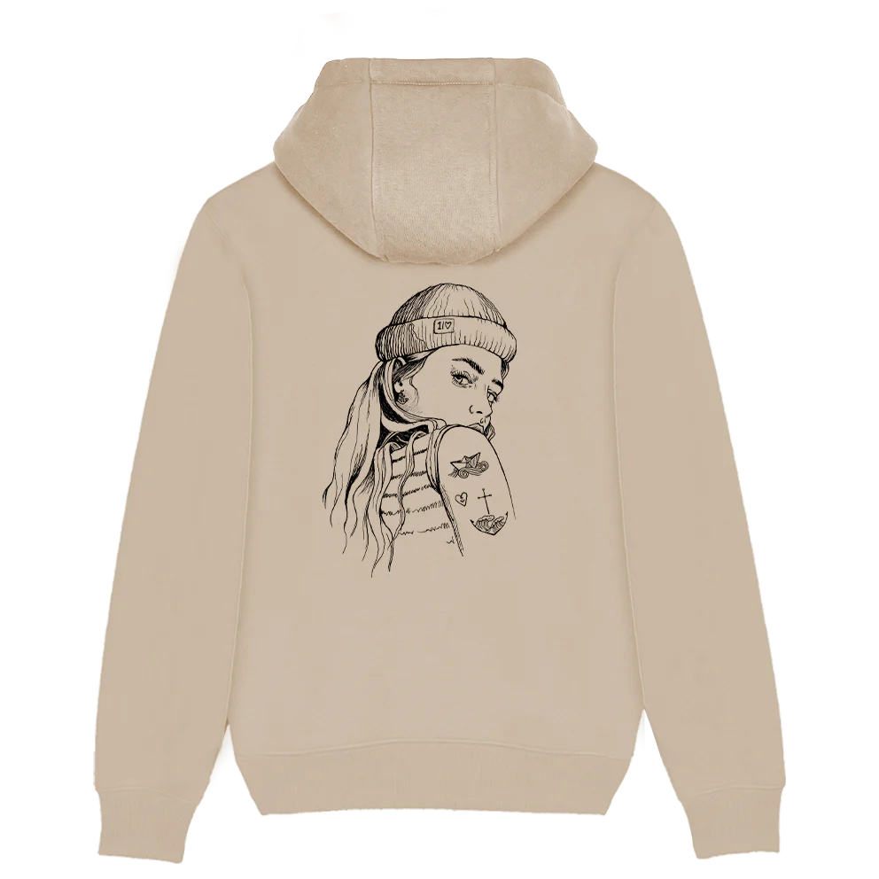 Skipperin Lucy – Unisex Hoodie | 100% Bio-Baumwolle | Backprint - Image 5