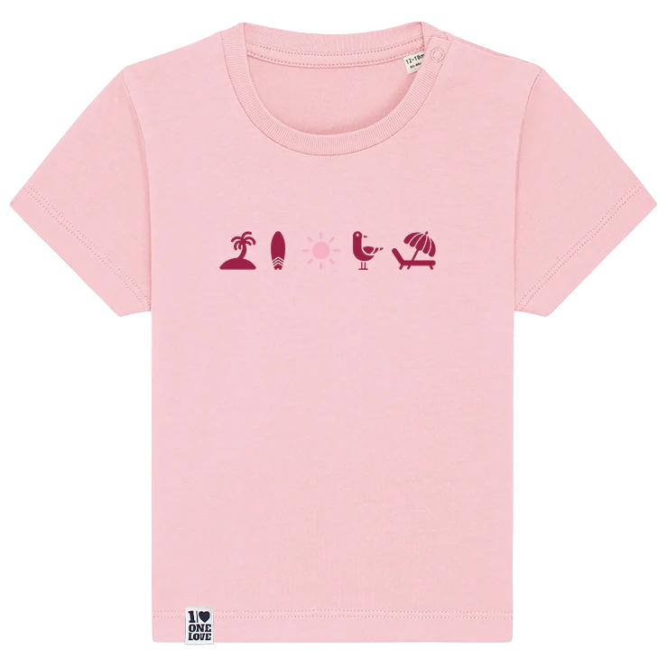 Meerträumerin – Baby-Shirt mit Küstenzauber