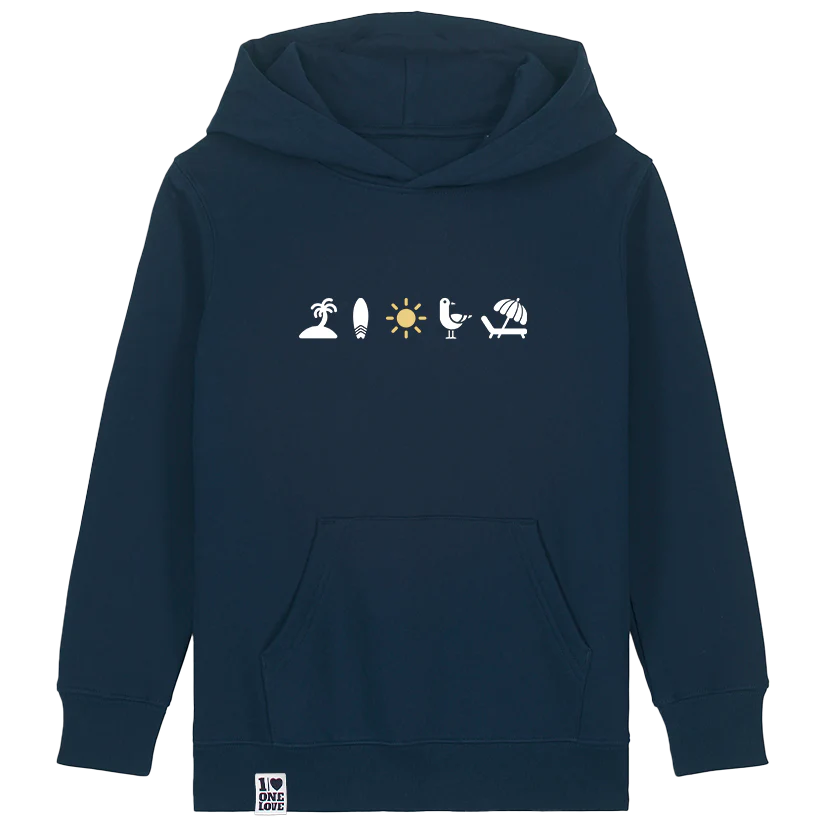 Küstenkind Hoodie – Maritimer Herzenswärmer