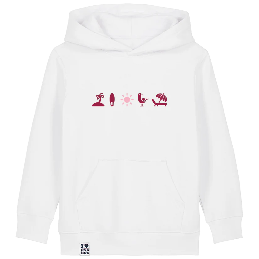Küstenzauber Hoodie KIDS – Pinke Meeresfreude - Image 3