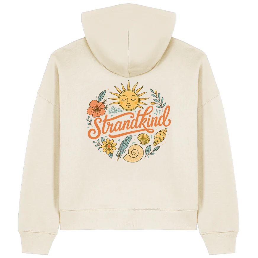 Strandkind Damen Hoodie Premium Bio-Baumwolle | Backprint - Image 5