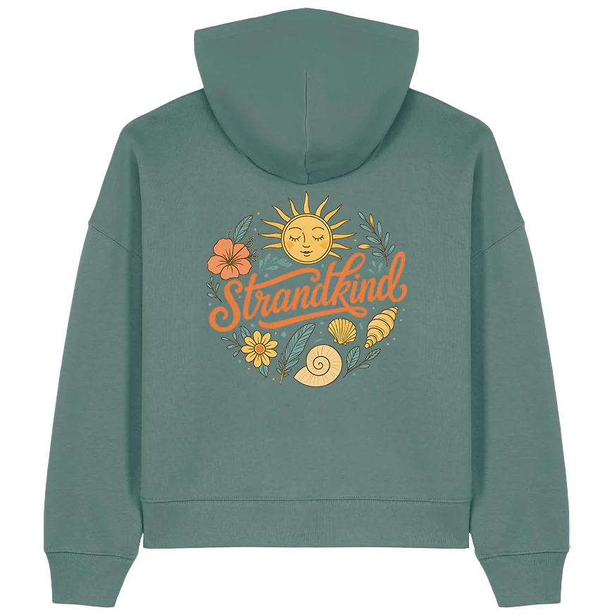 Strandkind Damen Hoodie Premium Bio-Baumwolle | Backprint - Image 8