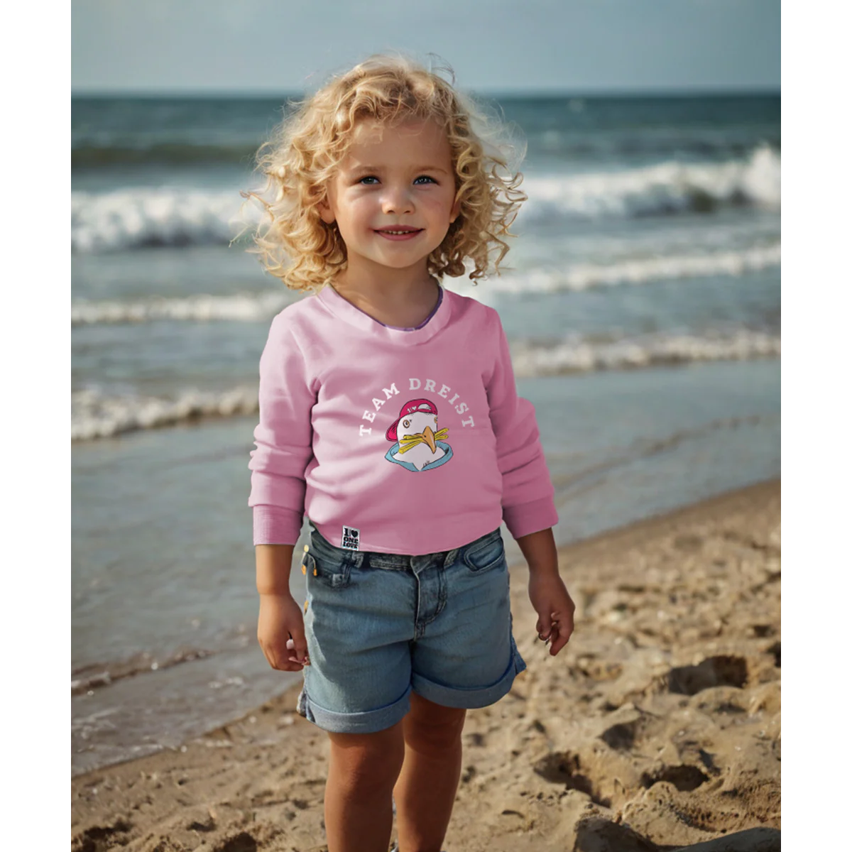 Nordisches Herzstück – Baby Sweater Rosa 🌊 - Image 2