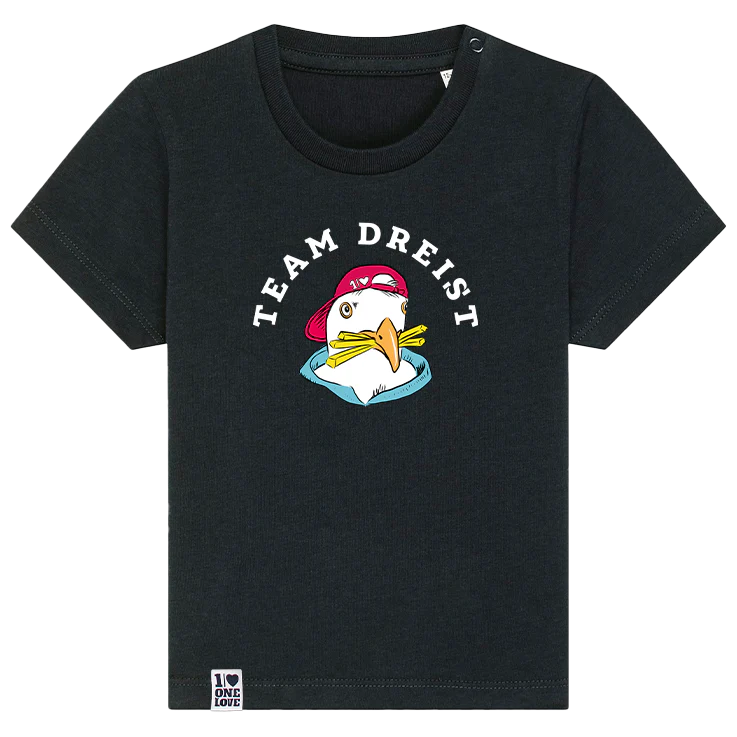 Team Dreist – Kuschliges Bio-Babyshirt mit Ankerdesign - Image 3