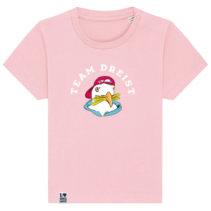 Team Dreist – Kuschliges Bio-Babyshirt mit Ankerdesign - Image 4