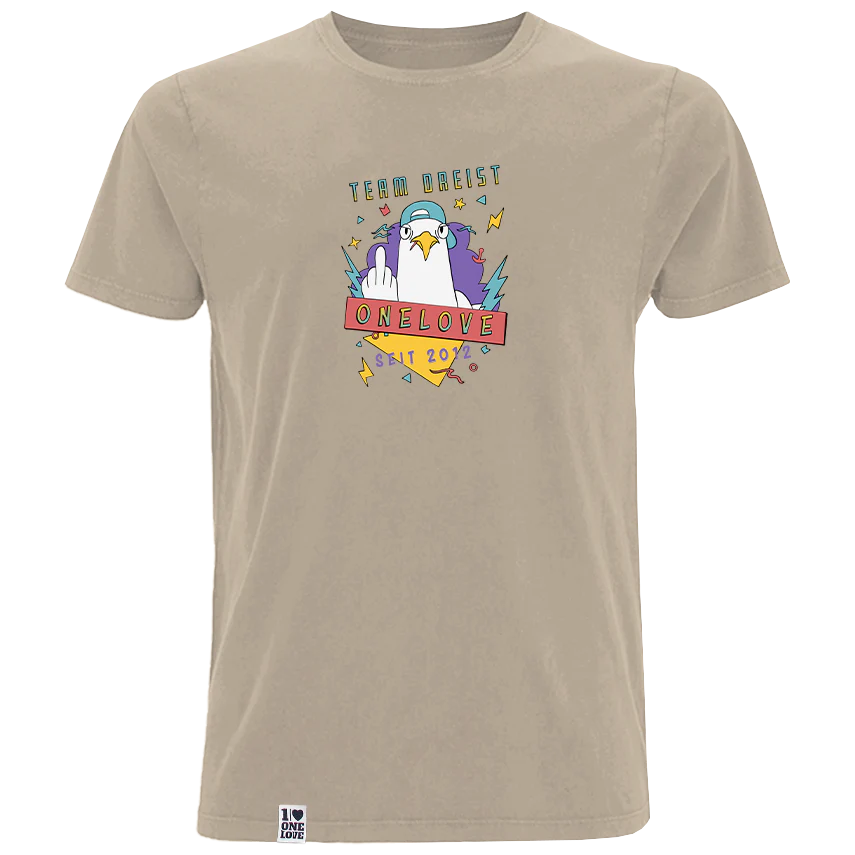 90er Team Dreist – Herren Shirt | 100% Bio-Baumwolle - Image 3
