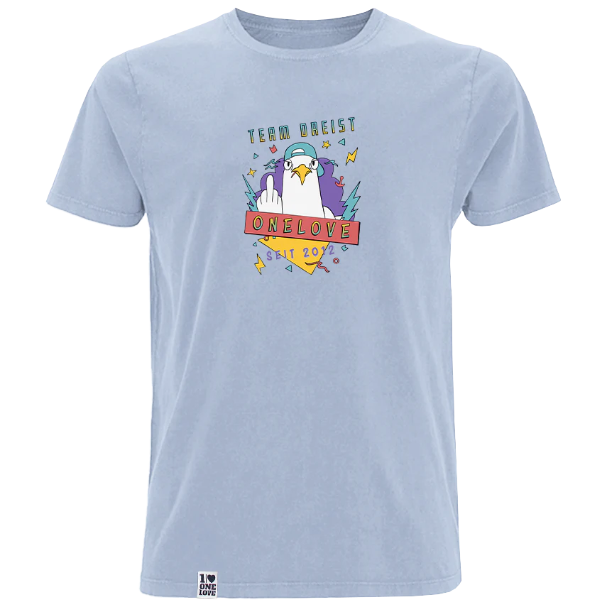 90er Team Dreist – Herren Shirt | 100% Bio-Baumwolle - Image 4