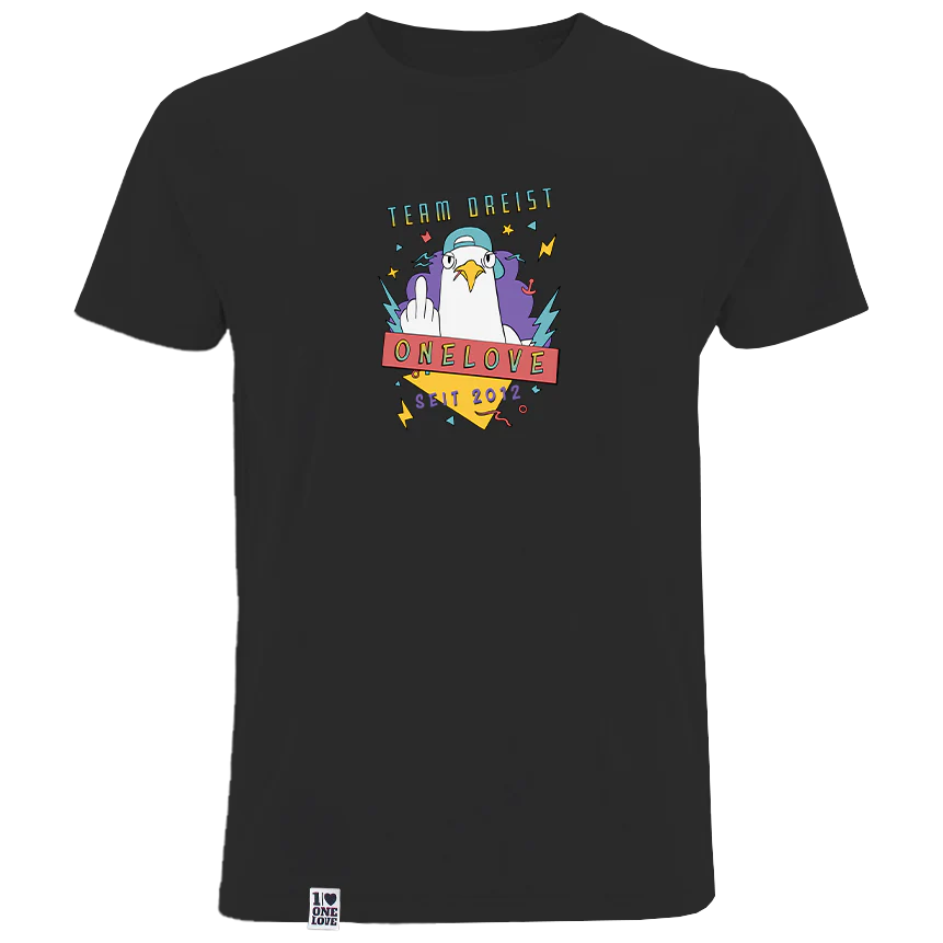 90er Team Dreist – Herren Shirt | 100% Bio-Baumwolle - Image 6