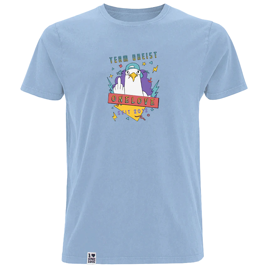 90er Team Dreist – Herren Shirt | 100% Bio-Baumwolle - Image 7