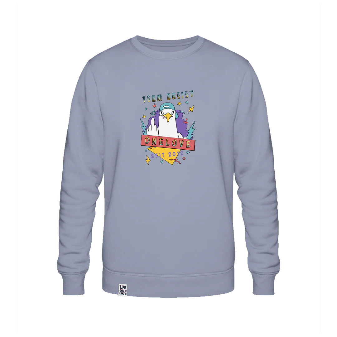 90er Team Dreist – Unisex Sweater | 100% Bio-Baumwolle - Image 4