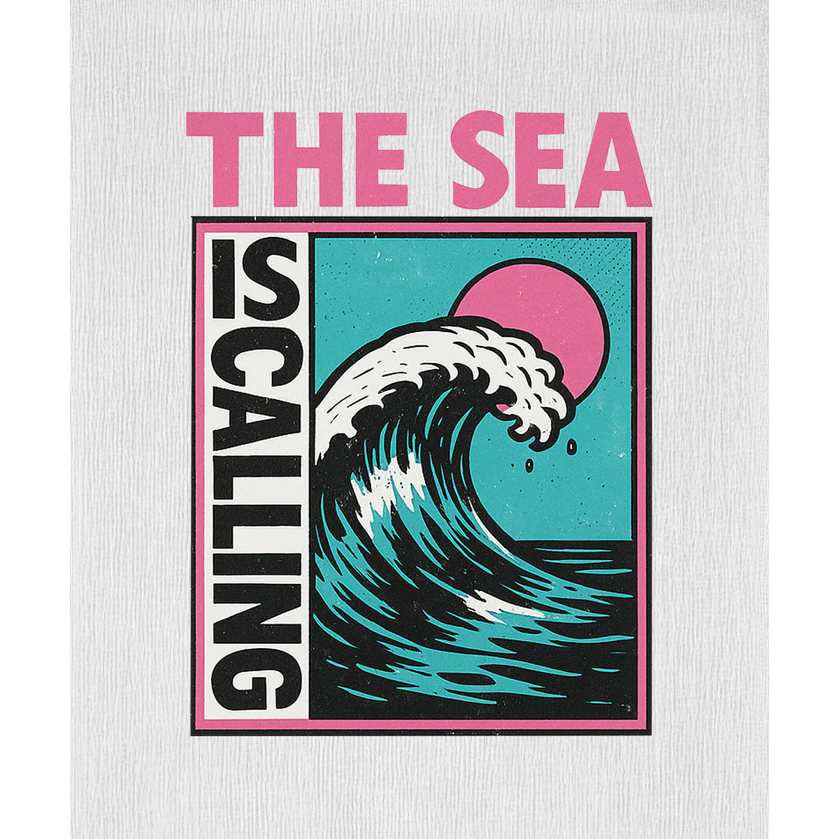 The Sea Is Calling - Herren Shirt | 100% Bio-Baumwolle | Backprint - Image 3