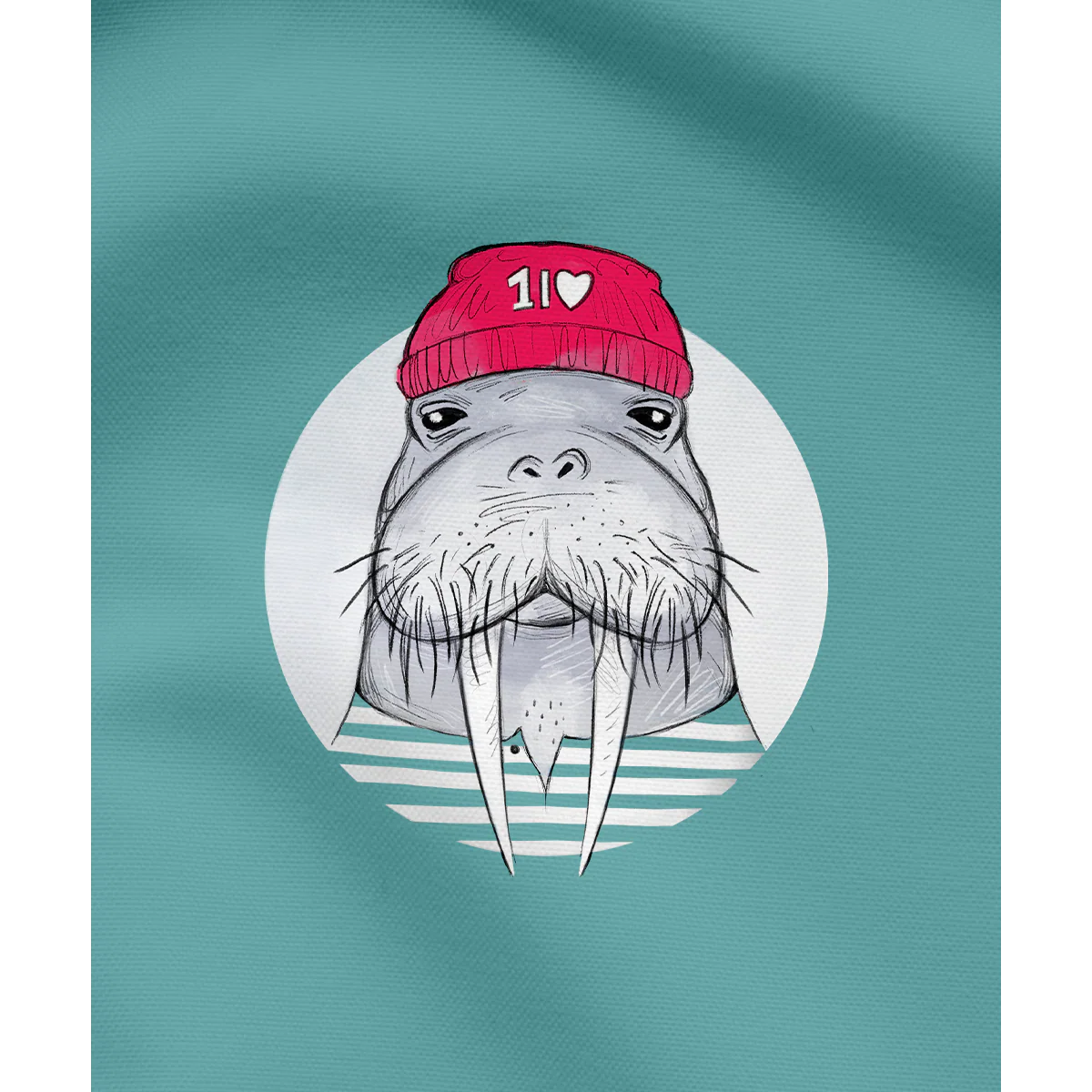 Walross-Wärme – Kinder Hoodie - Image 4