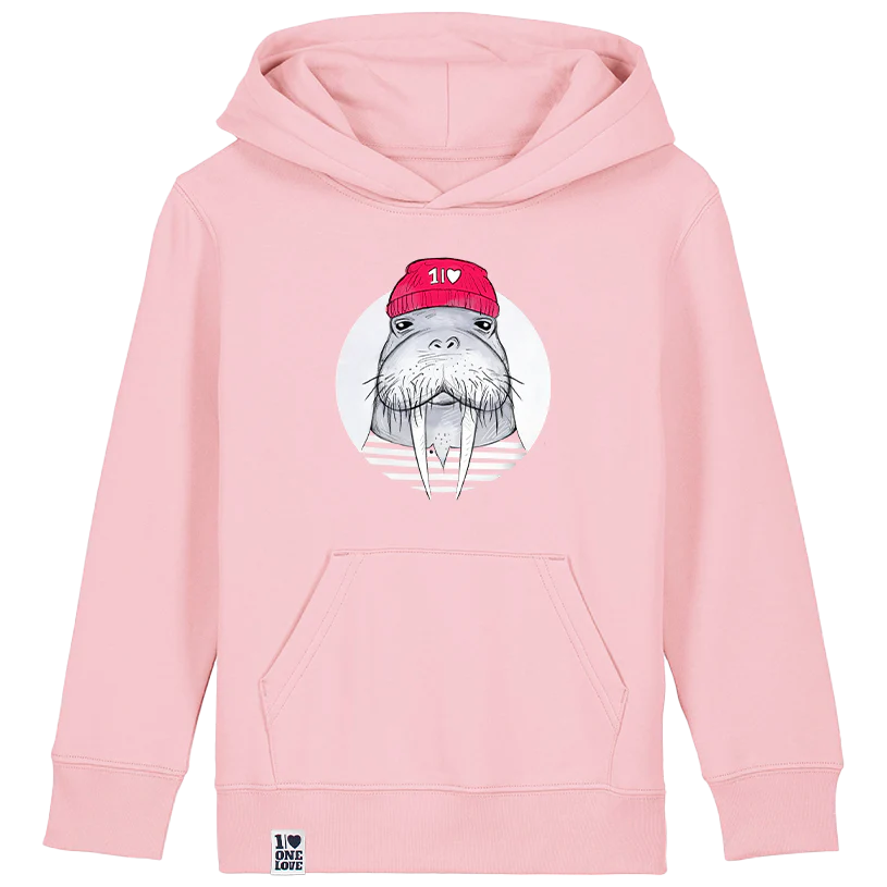 Walross-Wärme – Kinder Hoodie - Image 5