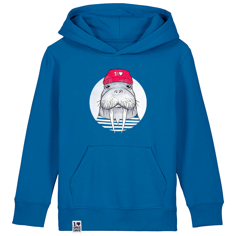 Walross-Wärme – Kinder Hoodie - Image 6