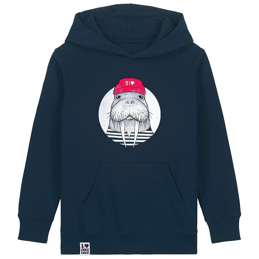 Walross-Wärme – Kinder Hoodie - Image 7