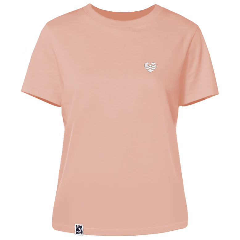 Wellenherz – Damen Shirt | 100% Bio-Baumwolle | Edler Stick - Image 3