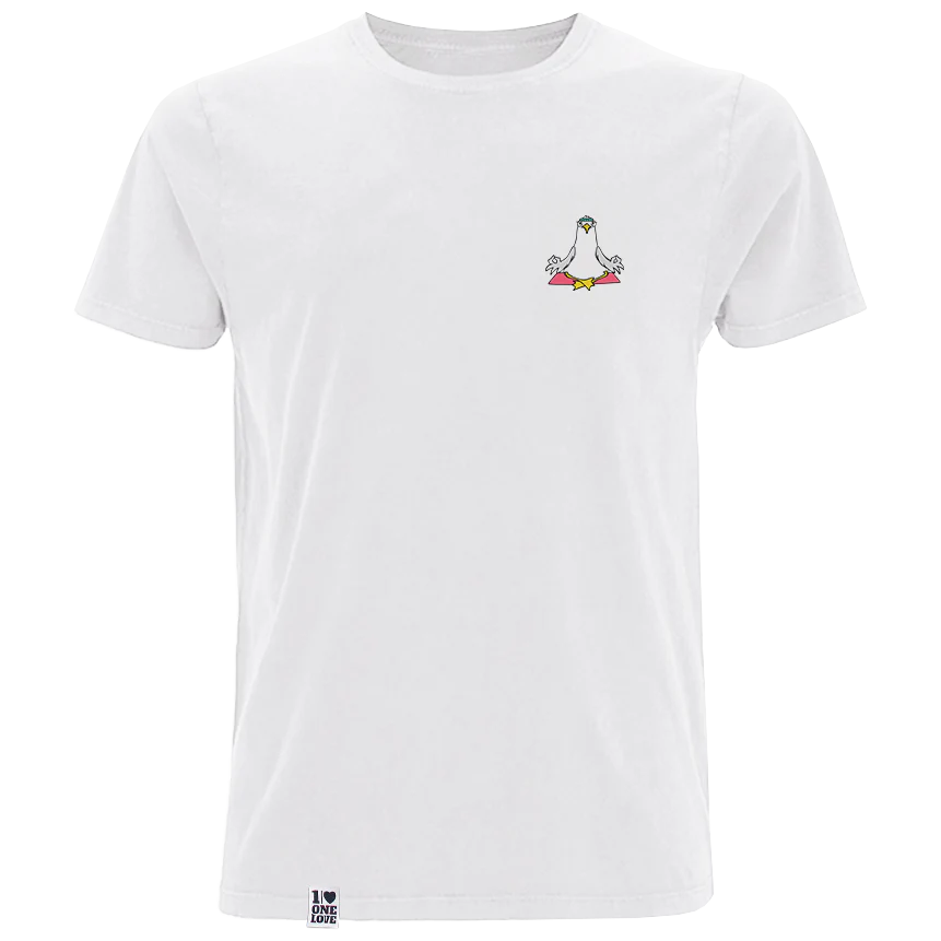 Yoga Möwe - Herren Shirt | 100% Bio-Baumwolle