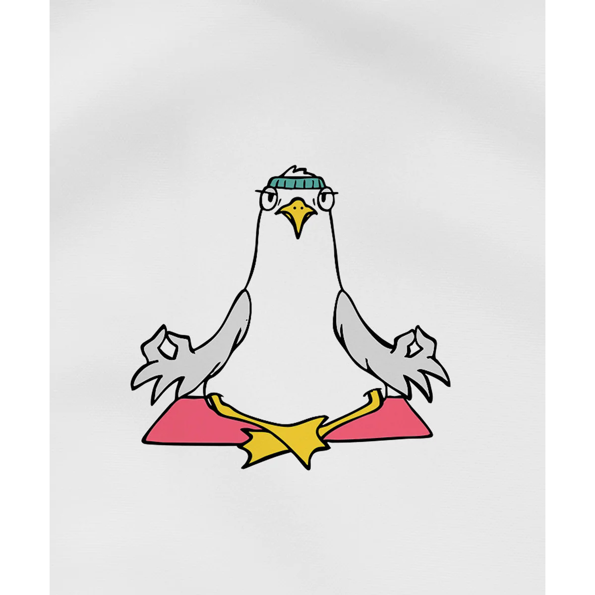 Yoga Möwe - Herren Shirt | 100% Bio-Baumwolle - Image 2