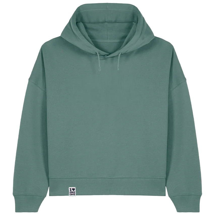 Yoga Möwen – Damen Hoodie | Bio-Baumwolle | Backprint - Image 5